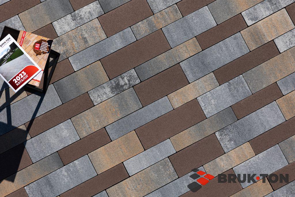 Терассо капучино+граніт світлий + коричневий